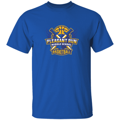 pleasant-run-bold-mascot-gildan-5-3-oz-t-shirt — Royal — Front — source sha256 f112fae55375d82babf28ba0e60625faa3ff66fc93ffc0967fea9c6191b1ff75 — Color position 3