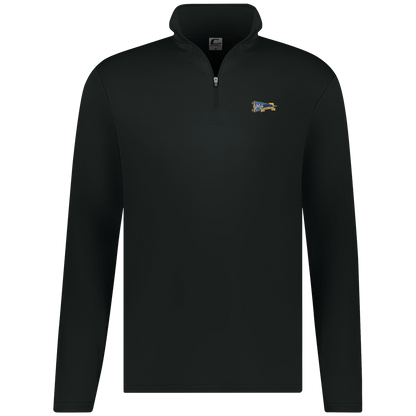 pleasant-run-heritage-pennant-c2-mens-1-4-zip-pullover — Black — Front — source sha256 17cf29486ebc54104863c70d8e1fbe383c1ad32e3ef26a42a0f90f302375fb6f — Color position 2