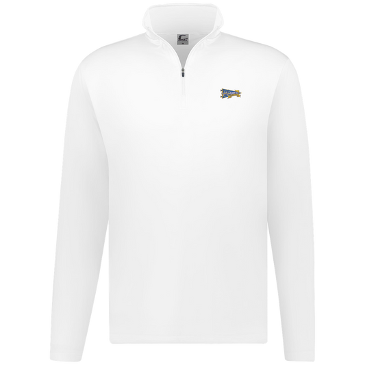 pleasant-run-heritage-pennant-c2-mens-1-4-zip-pullover — White — Front — source sha256 46d398b2735f18929b66903f28ba58b3d13d55e18eb2df6c07f35efd1c2a8009 — Color position 1