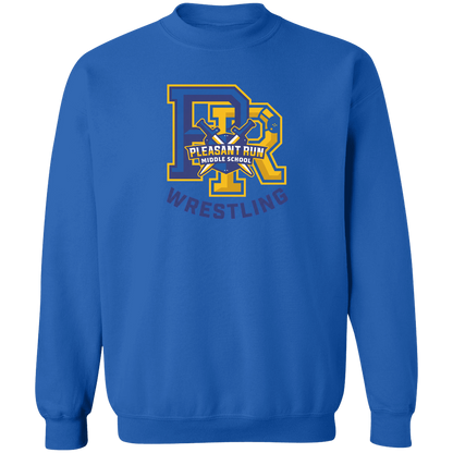 pleasant-run-team-monogram-gildan-crewneck-pullover-sweatshirt — Royal — Front — source sha256 6438406809db0dcecf3eb6fa3fc3036d326f2464a383df9c0764fe861f145335 — Color position 3