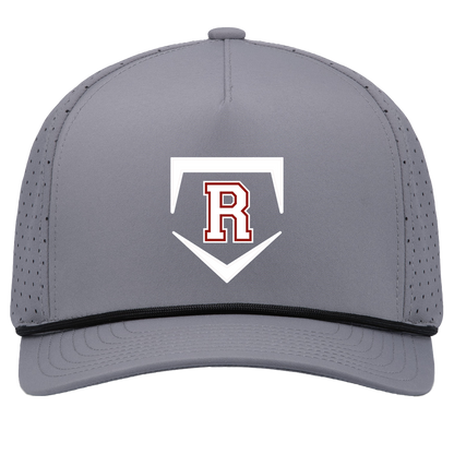 rally-softball-rally-base-original-white-pacific-headwear-weekender-perforated-snapback-cap — Graphite/Black — Front — source sha256 0ec485619735a153a96356b909bbd257f0aed4f67f5c81cd15a7554738ee1f78 — Color position 3