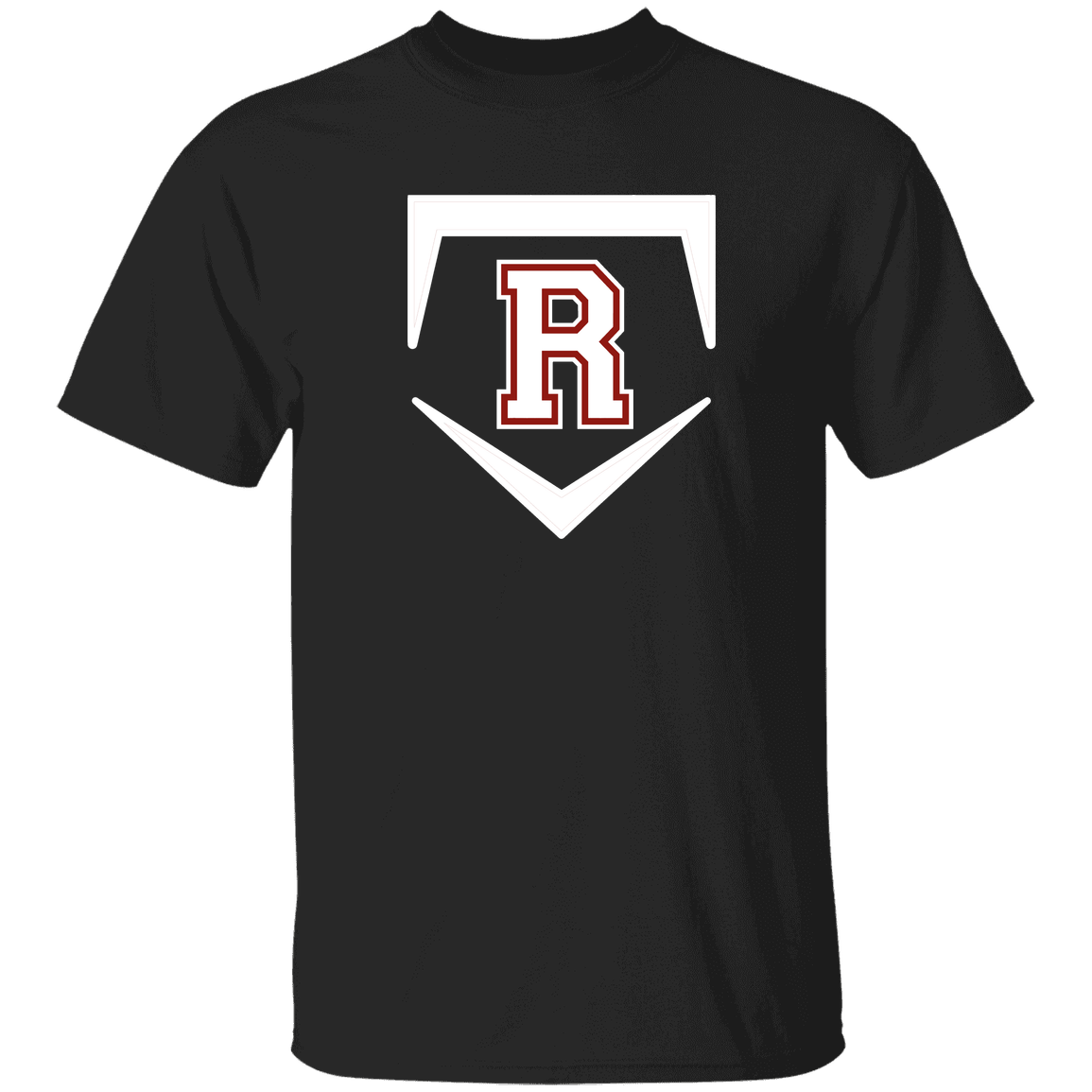 rally-softball-rally-base-original-white-gildan-youth-5-3-oz-100-cotton-t-shirt — Black — Front — source sha256 21b2a77a6001f15c3c219f5045b74f3cad71ae7249fcf7097e232ddb6b0aa9ad — Color position 1