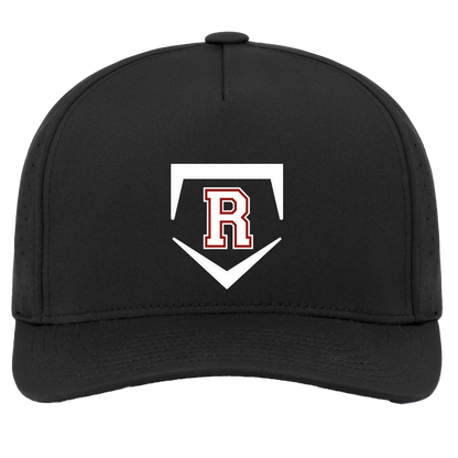 rally-softball-rally-base-original-white-pacific-headwear-weekender-perforated-snapback-cap — Black — Front — source sha256 2b1cf7657ccc876cd1f5546d51e419263578f50e068ec83cc3285e69e1ec8646 — Color position 2