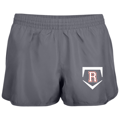 rally-softball-rally-base-original-white-augusta-ladies-wayfarer-running-shorts — Graphite — Front — source sha256 52ba03e13175ed88fba3a7e9d8d47060ce997aab6d241d4c53ac11372851c3f6 — Color position 2