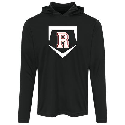 rally-softball-rally-base-original-white-sport-tek-mens-competitor-hooded-tee — Black — Front — source sha256 53bafa6b1f59ed8eae2da041ce116840b465aef96e96a21d705fd8b23997dc45 — Color position 1