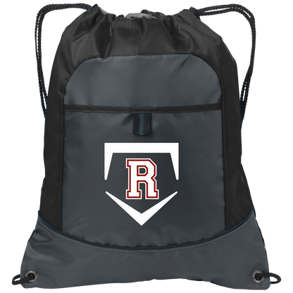 rally-softball-rally-base-original-white-port-authority-pocket-cinch-pack — Deep Smoke/Black — Front — source sha256 b2a95709e864737be003709f2187d2179d858aaf1e0909718da03681095f4ef1 — Color position 1