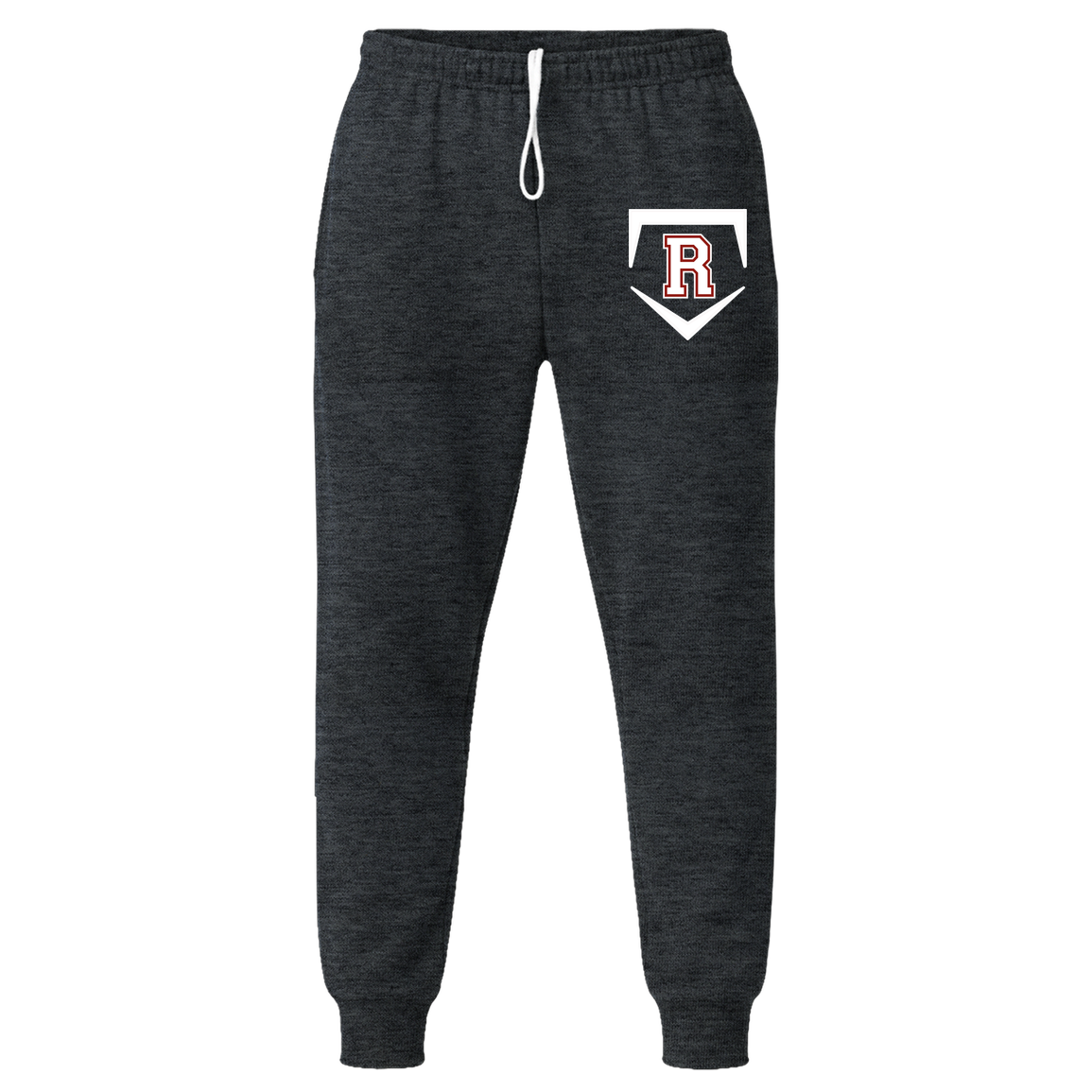 rally-softball-rally-base-original-white-gildan-jogger-with-pockets — Dark Heather — Front — source sha256 dd9fe8480cb46288d136d497b63013b405f42909f1c471218b671d7682517800 — Color position 1