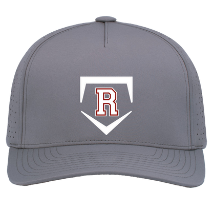 rally-softball-rally-base-original-white-pacific-headwear-weekender-perforated-snapback-cap — Graphite — Front — source sha256 f9d228ce56eed3ad09bdfe9088ae5aca13c5c8599bd2f5cb85aff59d68713eee — Color position 4
