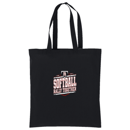 rally-softball-rally-base-rally-together-white-port-authority-core-cotton-tote — Deep Black — Front — source sha256 8e3c529948117666c108fd05512d38e8af27d871a8bb0461541cda40fac65c7b — Color position 1