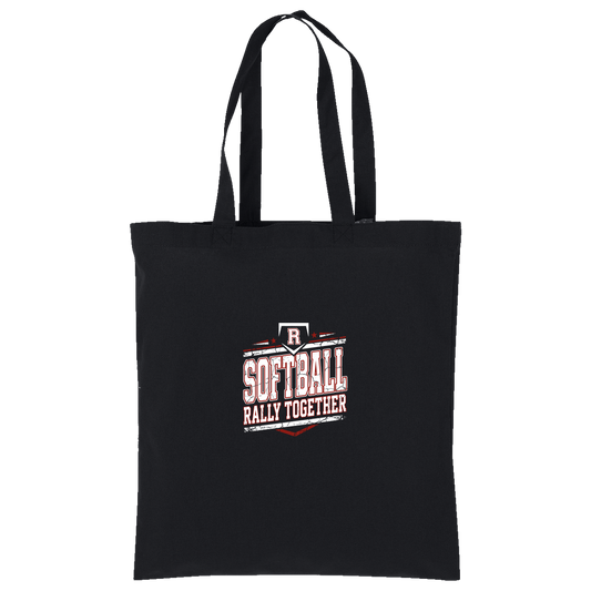 rally-softball-rally-base-rally-together-white-port-authority-core-cotton-tote — Deep Black — Front — source sha256 8e3c529948117666c108fd05512d38e8af27d871a8bb0461541cda40fac65c7b — Color position 1