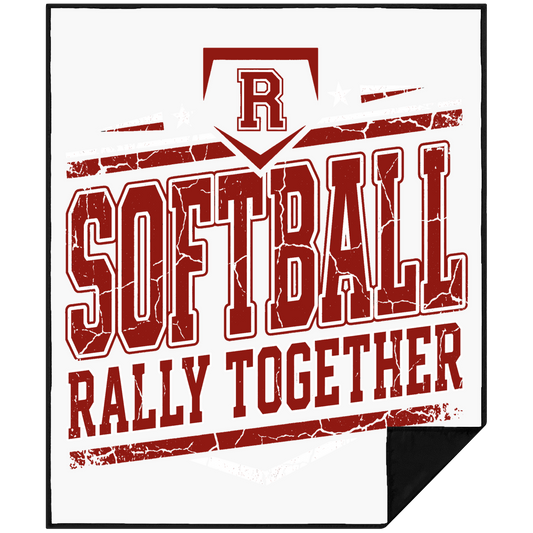 Rally Base Rally Together Picnic Blanket 50x60 — White — render ea6fdd4b2059550c