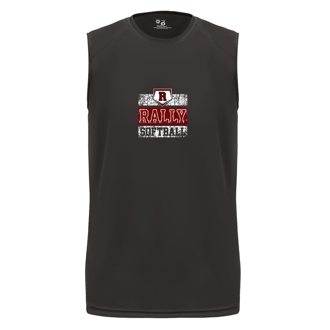 rally-softball-rally-base-softball-blocks-white-badger-b-core-sleeveless-performance-tee — Black — Front — source sha256 029d0db060380ccb733a43b33beefca84521e4811674c2b2aa5b8dffa342d5b3 — Color position 1
