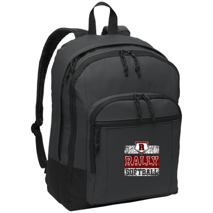 rally-softball-rally-base-softball-blocks-white-port-authority-basic-backpack — Dark Charcoal — Front — source sha256 70418b18b70ef33bf2a597874e0c20a15ac086ef36d175b5eebe3fb033d837e7 — Color position 2