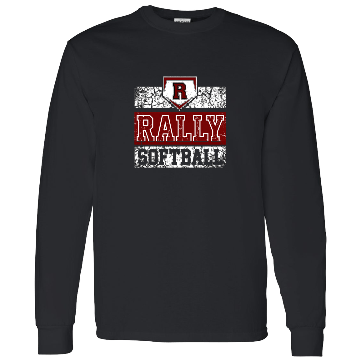 rally-softball-rally-base-softball-blocks-white-gildan-ls-t-shirt-5-3-oz — Black — Front — source sha256 8e25664d5156742e807d62afce4cecd11576136ecdba61459093d549f4448211 — Color position 2