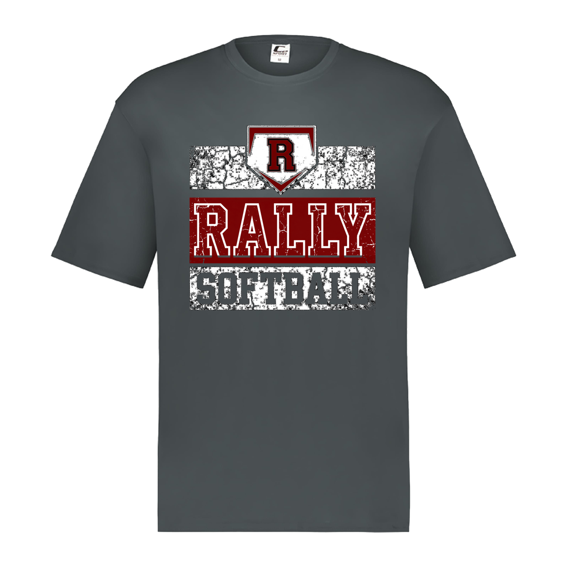 rally-softball-rally-base-softball-blocks-white-c2-mens-performance-short-sleeve-tee — Graphite — Front — source sha256 9ef903d6d89456e3bbe39343df6936b83098ac6484c7ed943c571f788a3af2dc — Color position 2