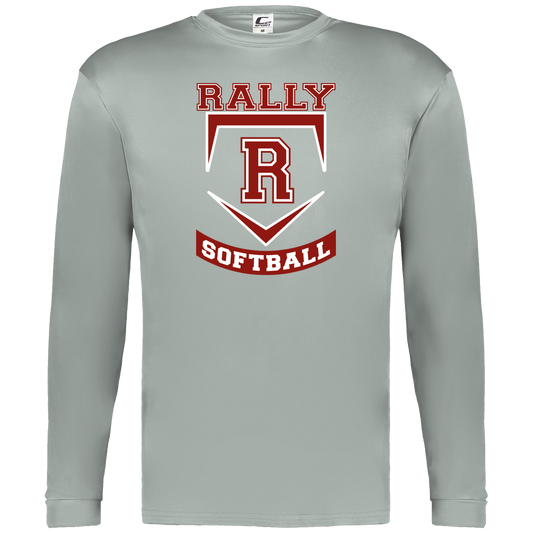 rally-softball-base-c2-mens-performance-long-sleeve-tee — Silver — Front — source sha256 159556dcab425394aa7a4499b3c631ba42156ce836a0addfd73d90b110d74430 — Color position 3