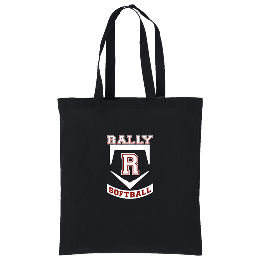 rally-softball-base-white-port-authority-core-cotton-tote — Deep Black — Front — source sha256 411c3668a45b1a5d7b8d8d83977007b789f71c96559337e47a8416882579789d — Color position 1