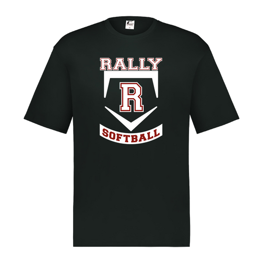 rally-softball-base-white-c2-mens-performance-short-sleeve-tee — Black — Front — source sha256 43afb120c6d926b1435f28b029851b2a0437538b91361f27b7e9b03e1ccfa3f4 — Color position 1