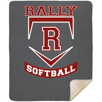 rally-softball-base-mshm-premium-sherpa-blanket-50x60 — Gray — Front — source sha256 49e600fae4c88e07423b8eb19292b18b716e87c2e386f970f68c4897156f2ff6 — Color position 3