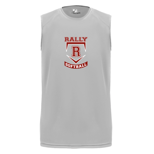 rally-softball-base-badger-b-core-sleeveless-performance-tee — Silver — Front — source sha256 4e08e4edab3e5b3a4e1fa30f1feaec675e3dd21851f1946fb7290687e9a16a9c — Color position 3
