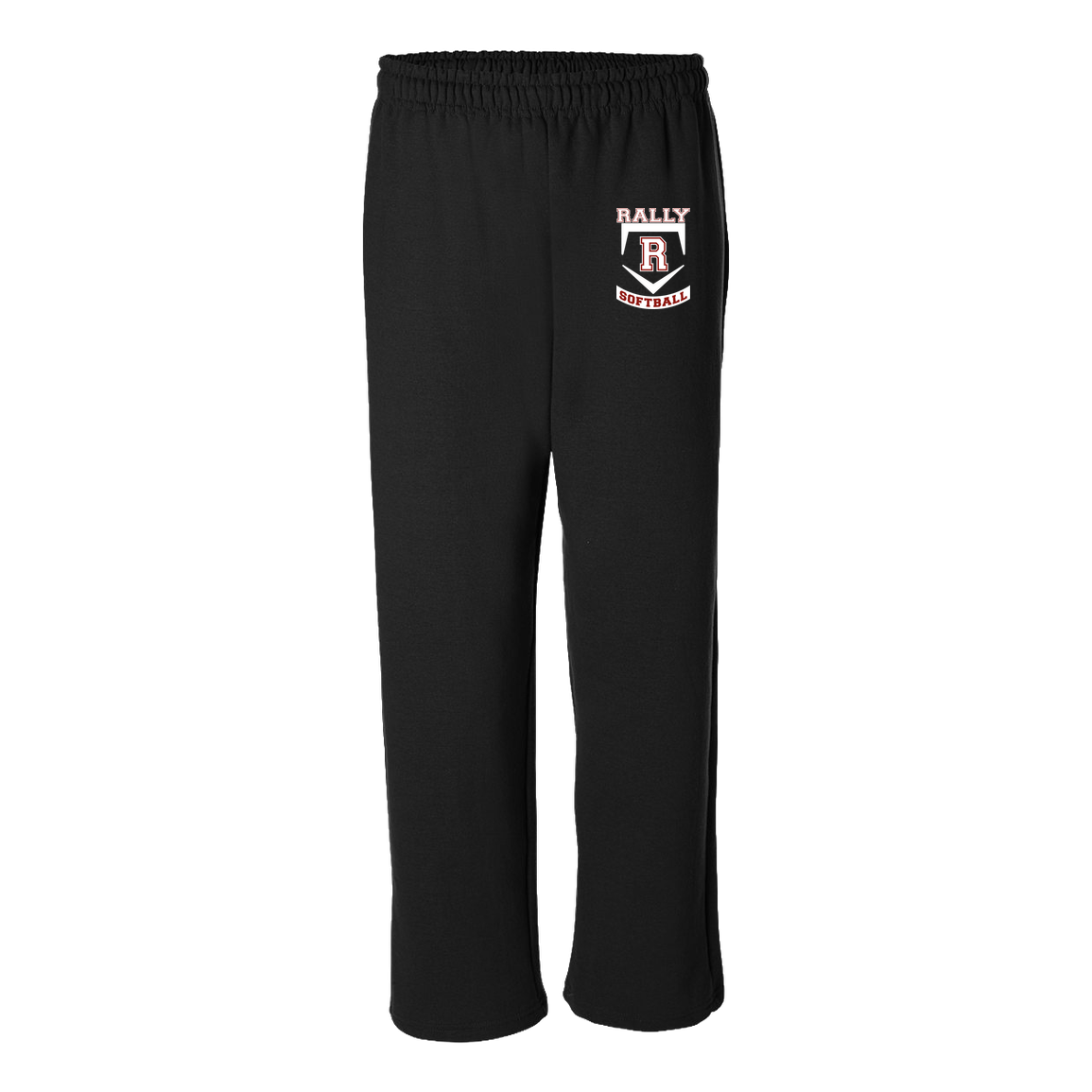 rally-softball-base-white-gildan-adult-heavy-blend-open-bottom-pant — Black — Front — source sha256 5a3e1c600456277a688861b4ad30c2e15b87798a0e963ff7e4d7365dc43a17fe — Color position 1
