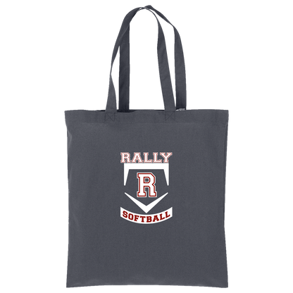 rally-softball-base-white-port-authority-core-cotton-tote — Storm Grey — Front — source sha256 75ea89445e0f489f14476ca83f82ad6458787bdaf35bc4505a1df2a3892e588d — Color position 2