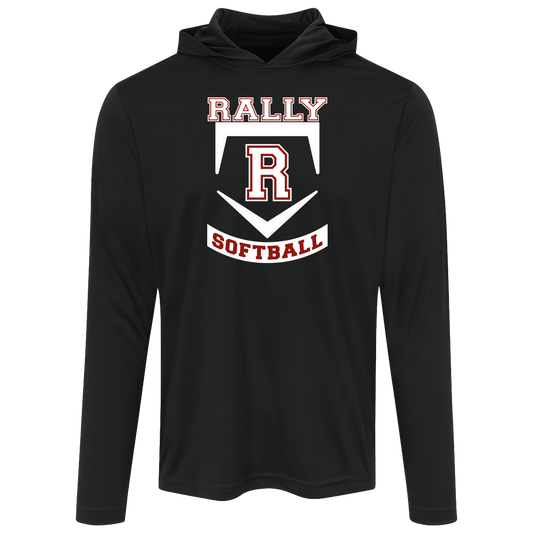 rally-softball-base-white-sport-tek-mens-competitor-hooded-tee — Black — Front — source sha256 7905b01b688654d937045c056358b55fb230226edf93a82241a619ab68b3e135 — Color position 1