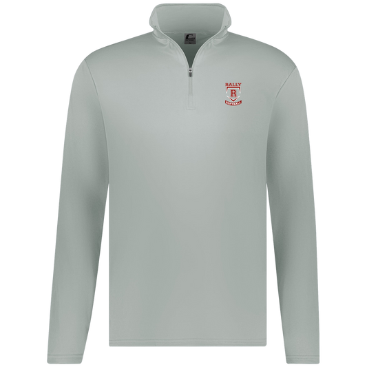 rally-softball-base-c2-mens-1-4-zip-pullover — Silver — Front — source sha256 834a183d013ccd1732ad827505359976c366a526ec5cc63c1d3c9e5c9e4059c5 — Color position 2