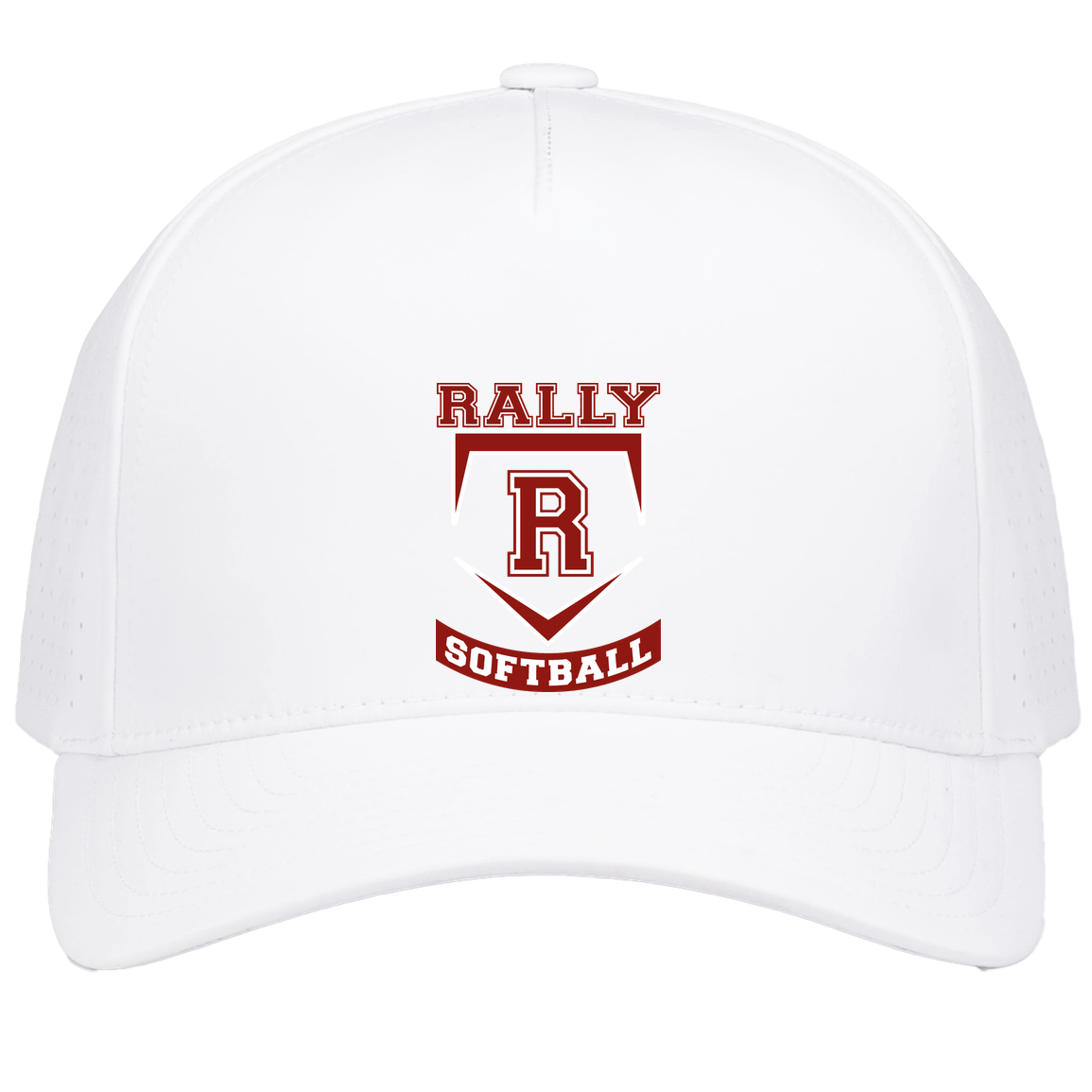 rally-softball-base-pacific-headwear-weekender-perforated-snapback-cap — White — Front — source sha256 d134bffe3320d55f71918948b18b64704ce7d351ef0d7e7588a1761493d220a7 — Color position 6