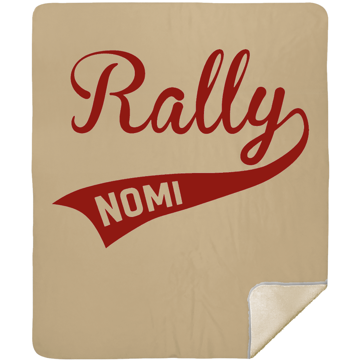 rally-softball-rally-original-mshm-premium-sherpa-blanket-50x60 — Tan — Front — source sha256 05cdd05cd2c24b532708ffe2fb340eb1276f48a8bb4d62613be482424cc54028 — Color position 4