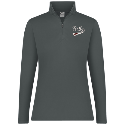 rally-softball-rally-original-white-c2-womens-1-4-zip-pullover — Graphite — Front — source sha256 452297e74772d8faf2fbd8f6a15ee587062ba9f8475c9017e56af321bd9dd637 — Color position 2