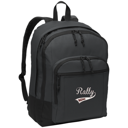rally-softball-rally-original-white-port-authority-basic-backpack — Dark Charcoal — Front — source sha256 46bb34c5cf9a85f03b543bb2eb99fb1ade6cf9a969420c2b56415e12c47f90df — Color position 2