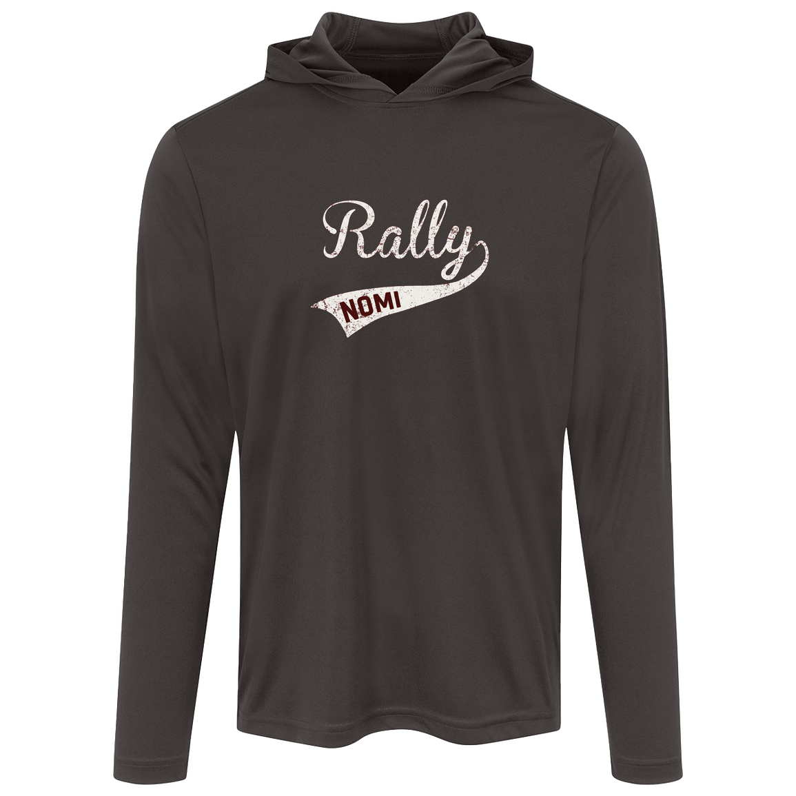 rally-softball-rally-original-white-sport-tek-mens-competitor-hooded-tee — Iron Grey — Front — source sha256 4b52aa5a269e4e7b51a2453b17b0a5a0754fe9c6ae13c8e9d6a6dc0fcf0cb27b — Color position 2