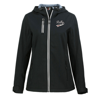 rally-softball-rally-original-white-clique-womens-eco-stretch-softshell-jacket — Black — Front — source sha256 50b5e368abf4e0b684d5a12566f5e9981c803bda5ed16c197e1e84ae9a89f929 — Color position 1