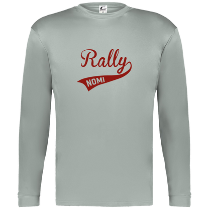 rally-softball-rally-original-c2-mens-performance-long-sleeve-tee — Silver — Front — source sha256 cd13e665e284208cf7140010628b7304a0d20d53062b925cc5ba7f97deff92a6 — Color position 1