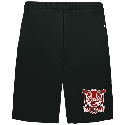 rally-softball-rally-shield-white-badger-adult-b-core-7-inch-short-with-pockets — Black — Front — source sha256 3329f9e59c391df3c723ab7318ae84d3bdd009851a2a550402acb9c480677b92 — Color position 1