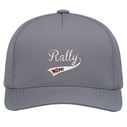rally-softball-rally-signature-white-pacific-headwear-weekender-perforated-snapback-cap — Graphite — Front — source sha256 3e2c444fb5deaec3528fe4e924a262aa5fef1d5cc15b456ec7fb0cc8becd9ec1 — Color position 4