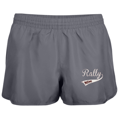 rally-softball-rally-signature-white-augusta-ladies-wayfarer-running-shorts — Graphite — Front — source sha256 cb114b6f1594b92635ce6c072c647e9aa65a0db345a606c38c02ef4c2d8ab711 — Color position 2