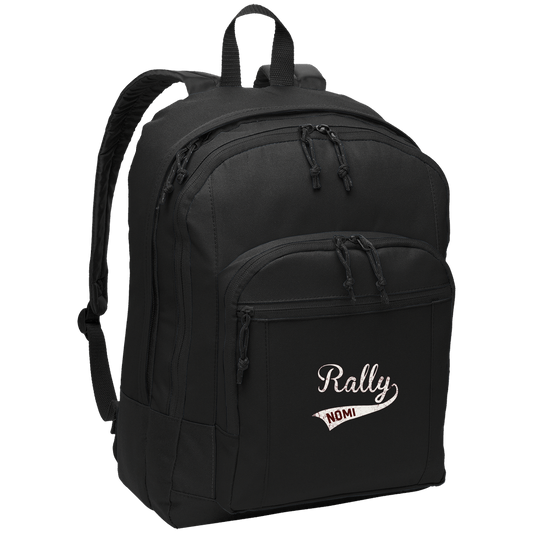 rally-softball-rally-signature-white-port-authority-basic-backpack — Black — Front — source sha256 d8eb593a8e7bfb365c4692345a3e4ae0f85353032f3b494b909e9daaedcab96b — Color position 1