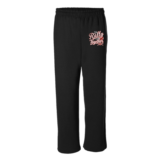 rally-softball-rally-together-white-gildan-adult-heavy-blend-open-bottom-pant — Black — Front — source sha256 321da29464e8de61a2760f4d7b691a3bd09dea0ff2c7777fa005e06861e066d6 — Color position 1