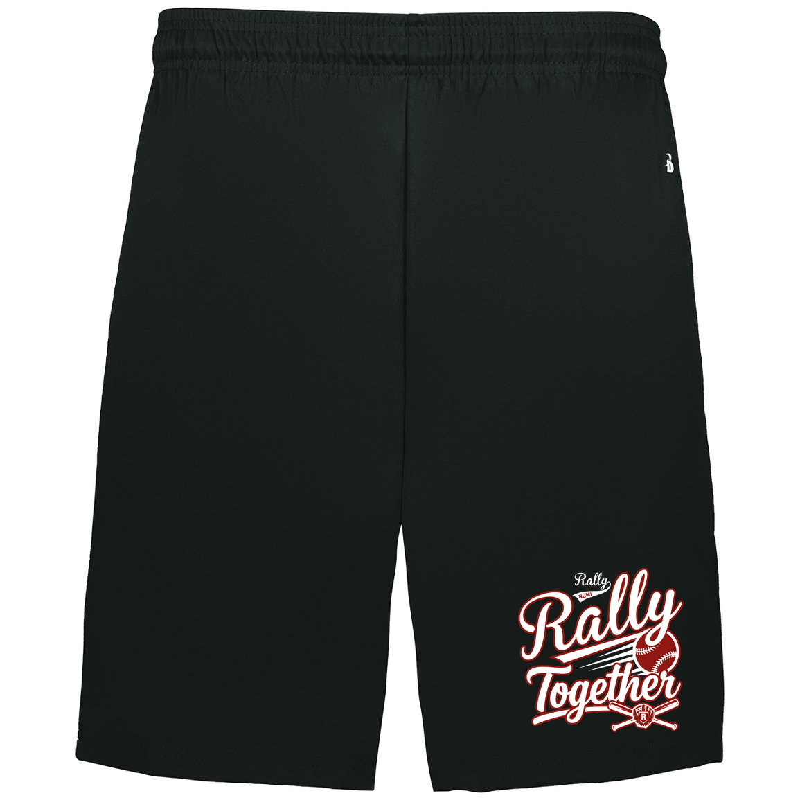 rally-softball-rally-together-white-badger-adult-b-core-7-inch-short-with-pockets — Black — Front — source sha256 4b0bc161d4192313804094b2511444fa7110f46d4ce6359229f0a84ecafc76bd — Color position 1