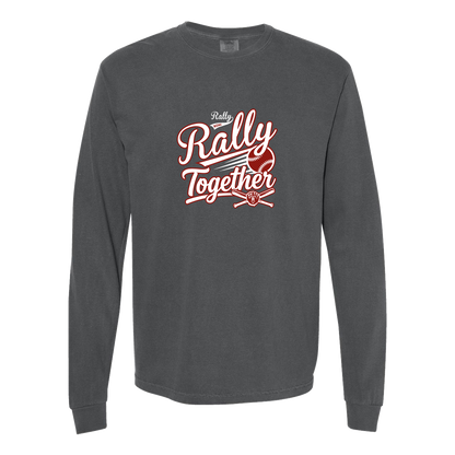 rally-softball-rally-together-white-comfort-colors-adult-heavyweight-long-sleeve-tee — Pepper — Front — source sha256 95ff969f40bf2702368164acc83b392b712011b273bce51c23755a2634bf29dd — Color position 2