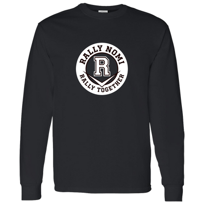 rally-softball-rally-together-circle-white-gildan-ls-t-shirt-5-3-oz — Black — Front — source sha256 073fd9d7ba5abef364872ec4dc9c17ef23d003715ffcb3f85d1112ebb80cddeb — Color position 2