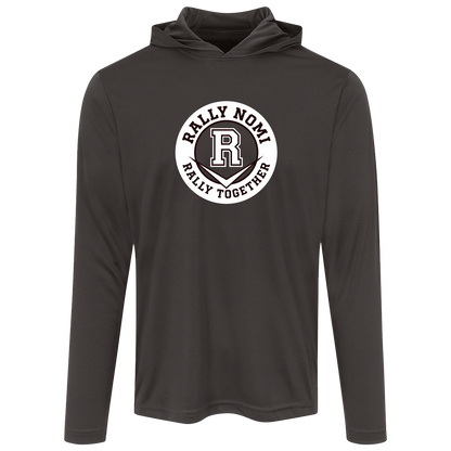 rally-softball-rally-together-circle-white-sport-tek-mens-competitor-hooded-tee — Iron Grey — Front — source sha256 1ef1e3028083d20e7f76edb11bfcb086a905254ced96e923f6e2b12c5c9d464a — Color position 2