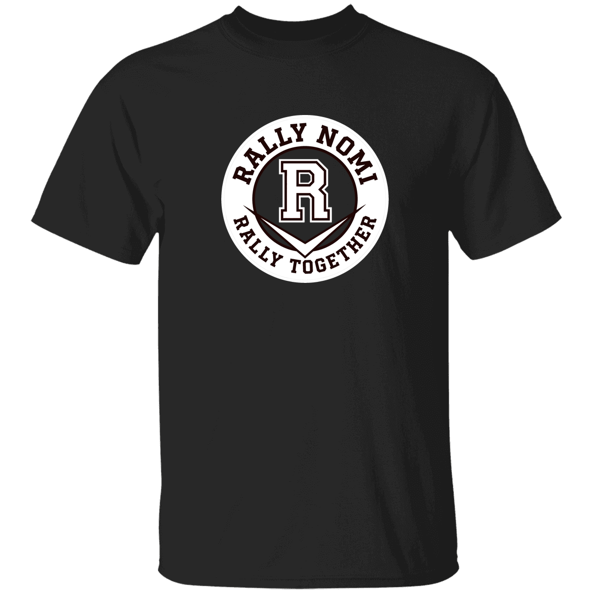 rally-softball-rally-together-circle-white-gildan-5-3-oz-t-shirt — Black — Front — source sha256 77dfb7eb791e5e205a5f0929f66a340cab7ac982b34a18000f147cbbee7ec7ff — Color position 1