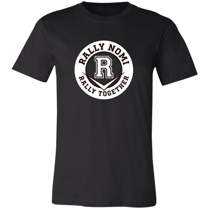 rally-softball-rally-together-circle-white-bella-canvas-unisex-jersey-short-sleeve-t-shirt — Black — Front — source sha256 f017229a024b675d4a94a7a27b692fd5fe74ad41d191d1205aa2a65ea244f242 — Color position 4