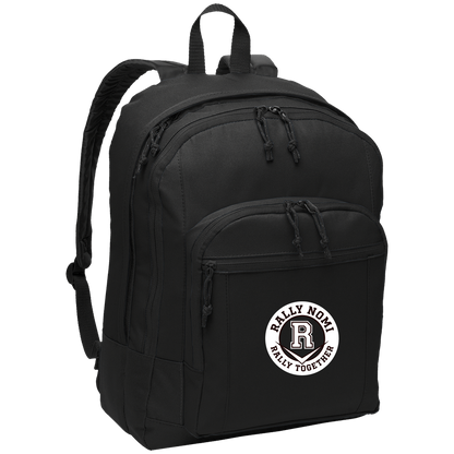 rally-softball-rally-together-circle-white-port-authority-basic-backpack — Black — Front — source sha256 fd9f52b7b91e9e9363f8281482292ee2241193cf7533ca7762468d7b081f648f — Color position 1