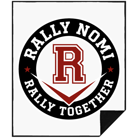 Rally Together Circle Picnic Blanket 50x60 — White — render 32feb2eae4081e16
