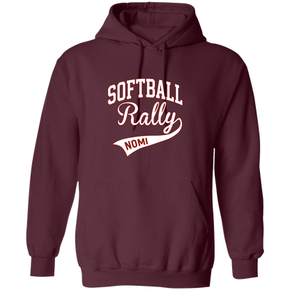 rally-softball-softball-rally-signature-white-gildan-pullover-hoodie — Maroon — Front — source sha256 2f3f57b0e68cb815c50c6d173fc8e64e42b49c8ff1035c888a7bbcbfc6641364 — Color position 4