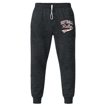 rally-softball-softball-rally-signature-white-gildan-jogger-with-pockets — Dark Heather — Front — source sha256 4a7a708051144a402fc8f8f5596eed19b24578710f3cb0c54d8eed91686f98bb — Color position 2
